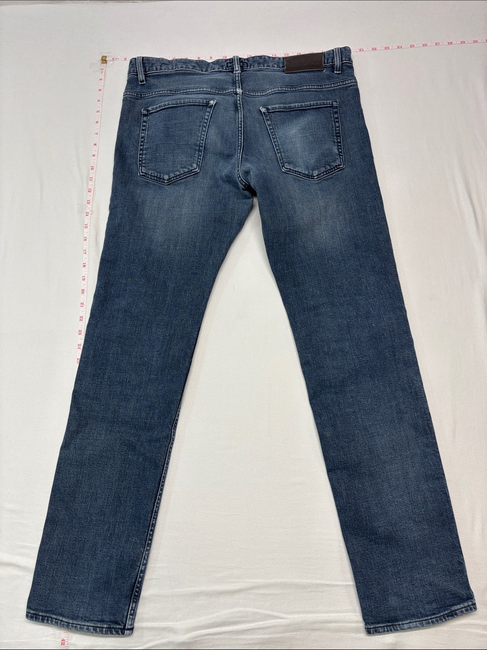 Hugo Boss Men's Delawear Slim Fit Blue Jeans 318 trendy stretch comfort work - Picture 5 of 5
